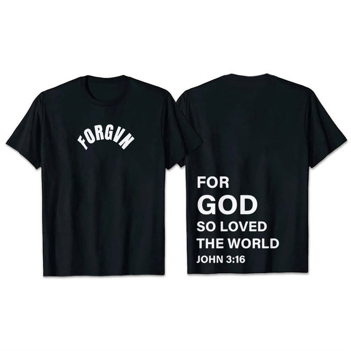 Christianartworkshop Forgvn T-Shirt - Schwarz - 2XL - image 3
