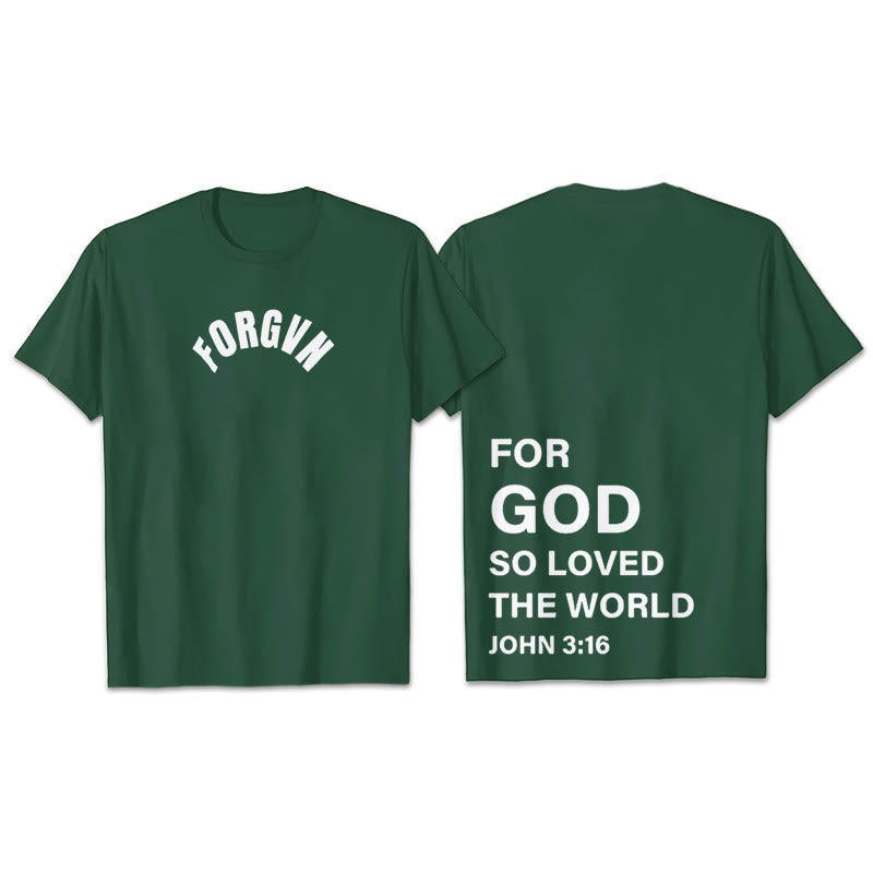 Christianartworkshop Forgvn T-Shirt - Dunkelgrün - 2XL - image 26