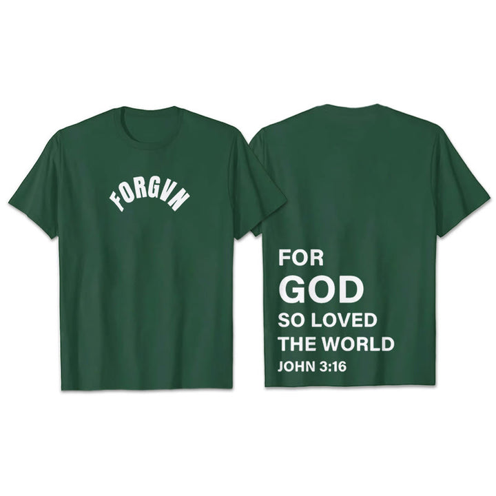 Christianartworkshop Forgvn T-Shirt - Dunkelgrün - 2XL - image 26