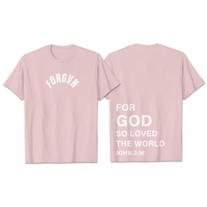 Christianartworkshop Forgvn T-Shirt - Rosa - 2XL - image 17