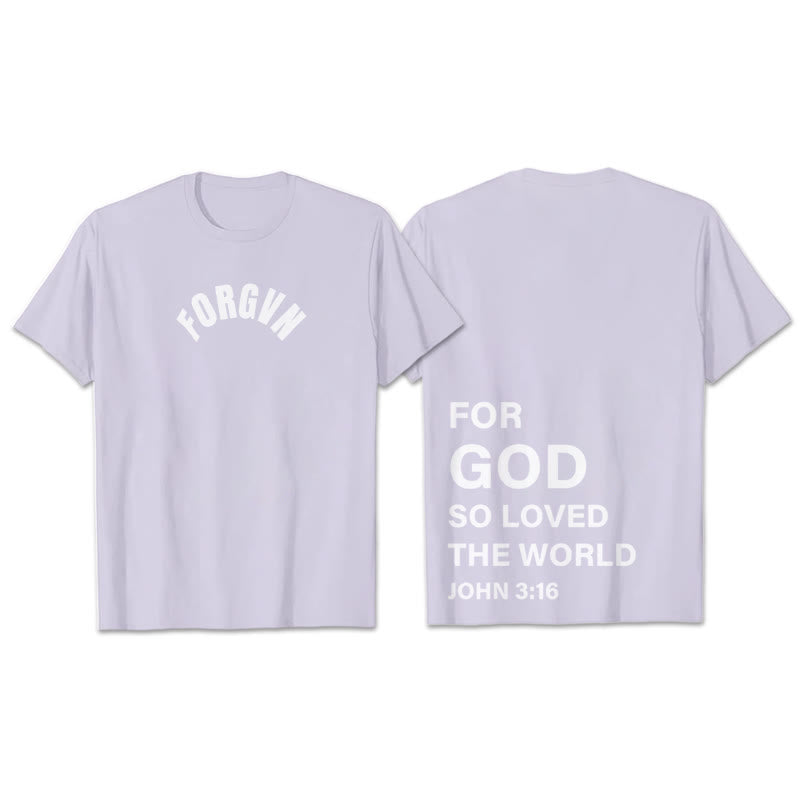 Christianartworkshop Forgvn T-Shirt - Lila - 2XL - image 20