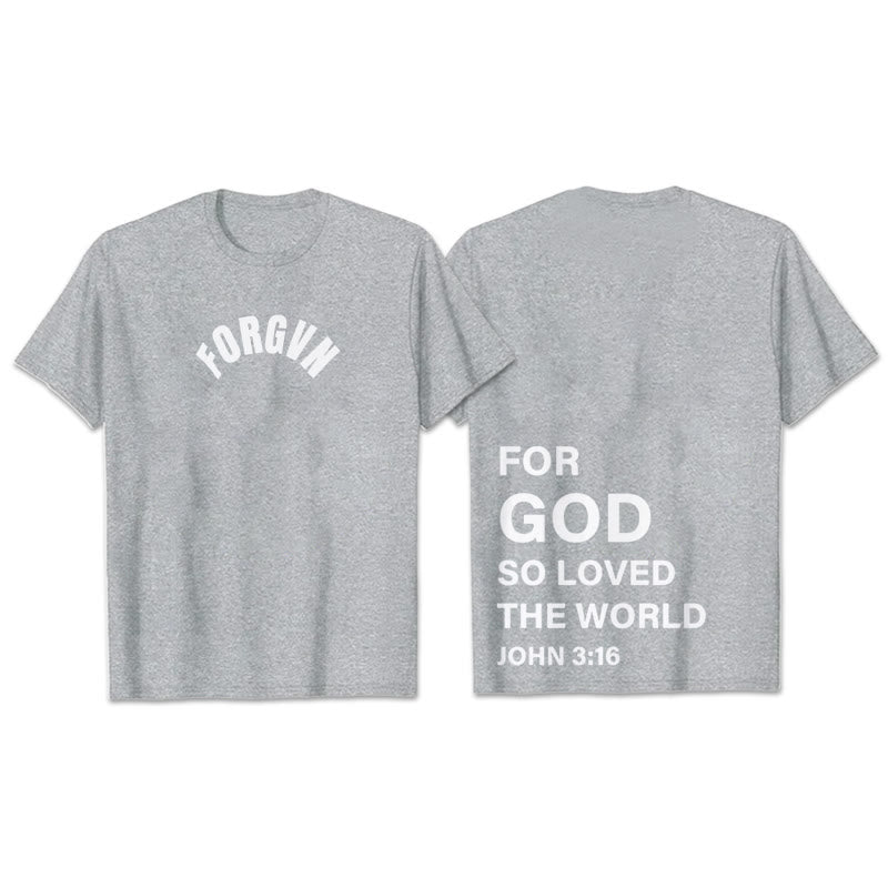 Christianartworkshop Forgvn T-Shirt - Grau - 2XL - image 11