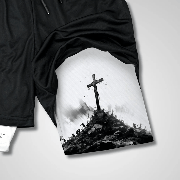 Christianartworkshop Johannes 3:16 Das Kreuz Performance Shorts