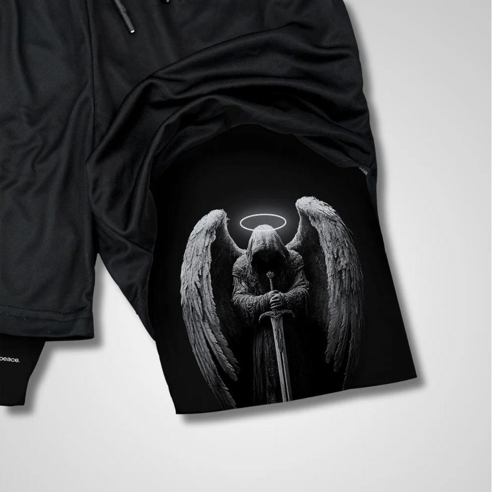 Christianartworkshop Prediger 3:8 Wings of War Performance Shorts