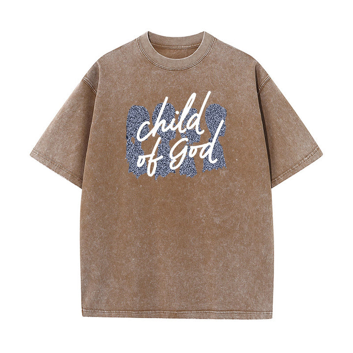 Christianartworkshop Unisex-T-Shirt mit Aufschrift „Child of God“ - Kaffee - 5XL - image 9