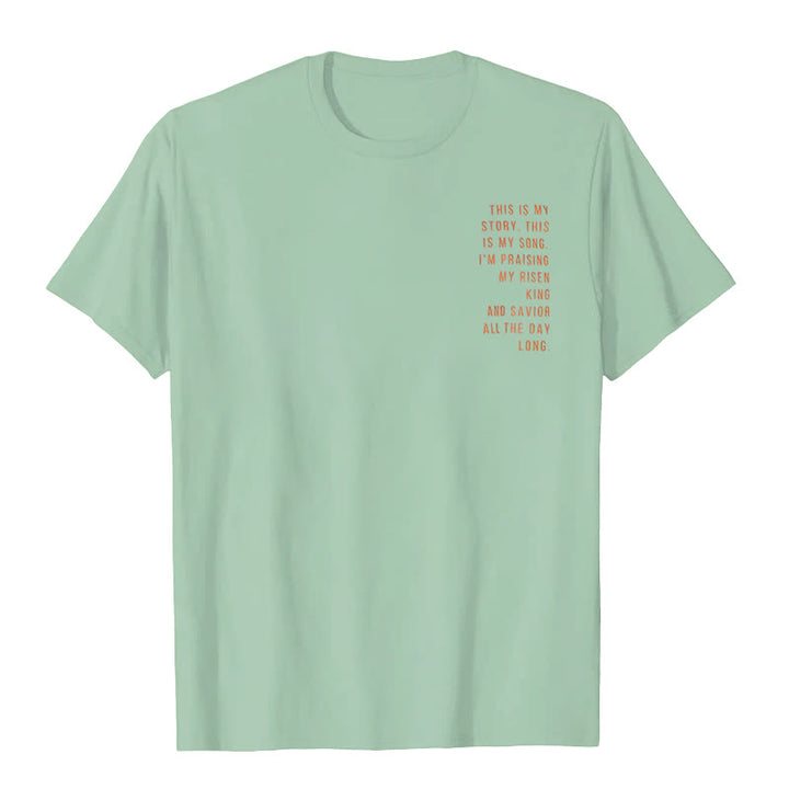 Christianartworkshop „This is My Story, This is My Song“ Grafik-T-Shirt - image 16
