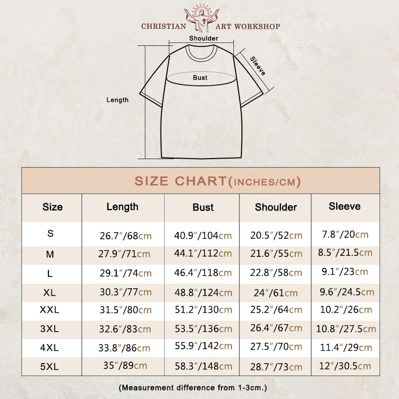 Christianartworkshop – Gewaschenes T-Shirt „Made for More“ - image 1