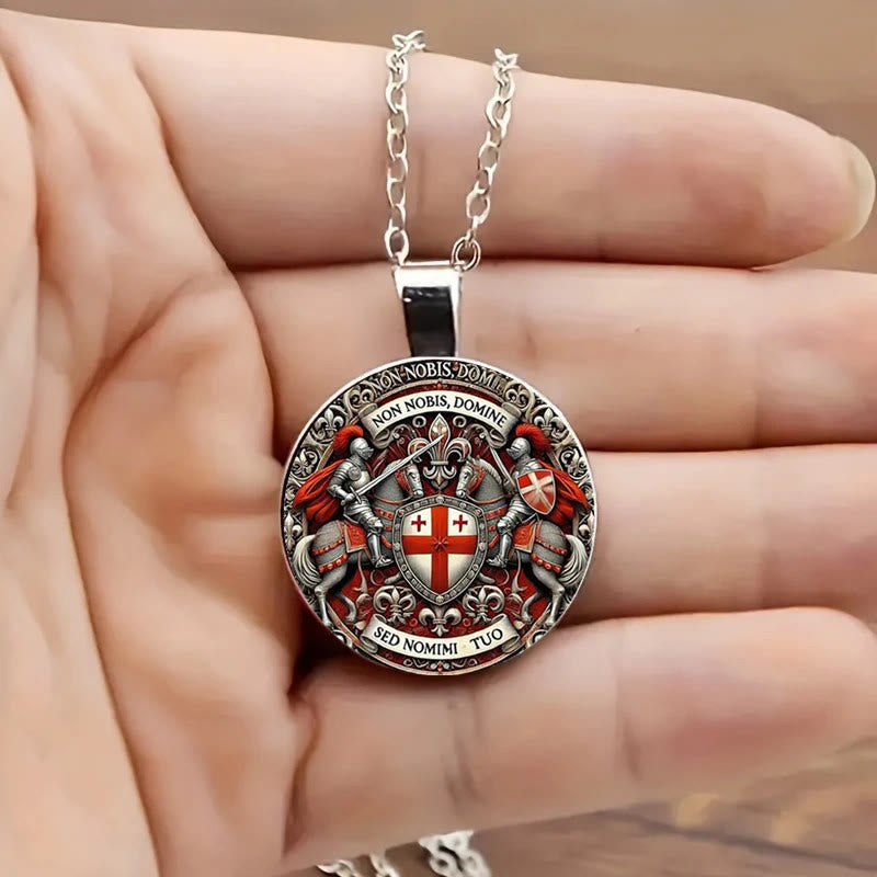 Christianartworkshop Spiritueller Begleiter Tempelritter Schlüsselanhänger: Glaubensvolles Zeichen ritterlicher Anmut - image 2