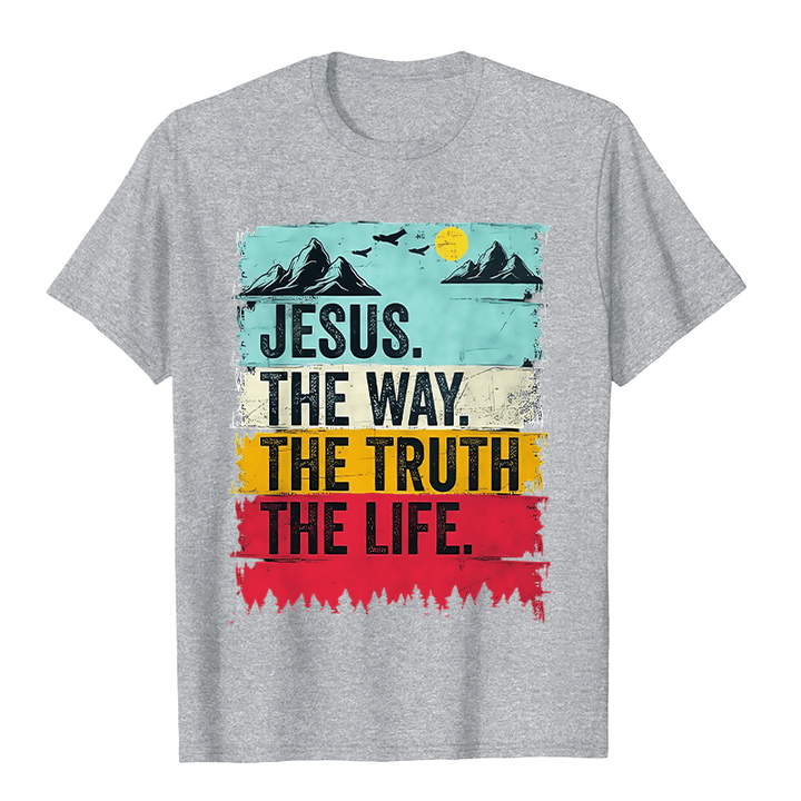Christianartworkshop Jesus Der Weg Die Wahrheit Das Leben Unisex T-Shirt