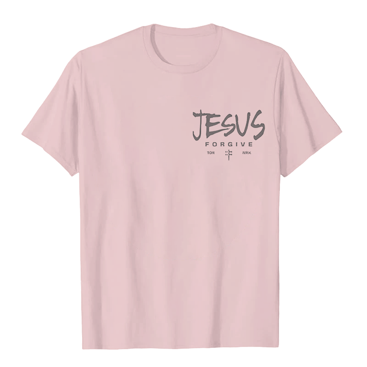 Christianartworkshop Religiöses Jesus-Vergebungs-Dornenkronen-Kreuz-Unisex-T-Shirt - image 19