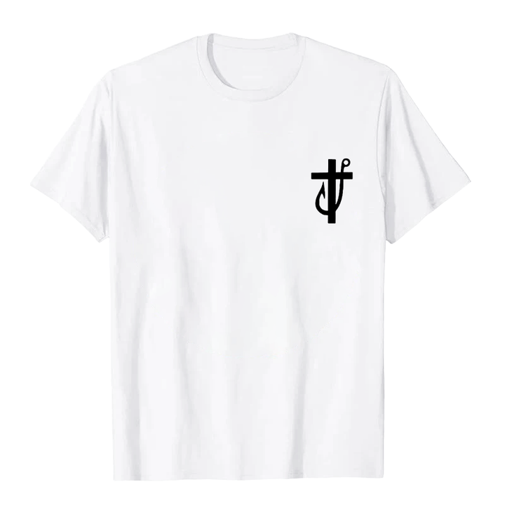 Christianartworkshop Jesus Made Me A Fisherman Markus 1:17 Unisex-T-Shirt - image 7