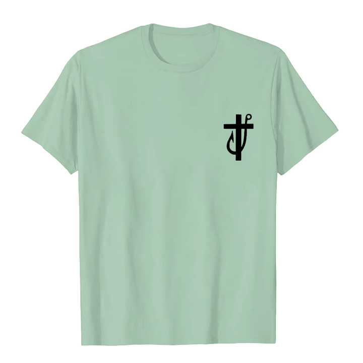 Christianartworkshop Jesus machte mich zum Fischer Markus 1:17 Unisex T-Shirt - image 20