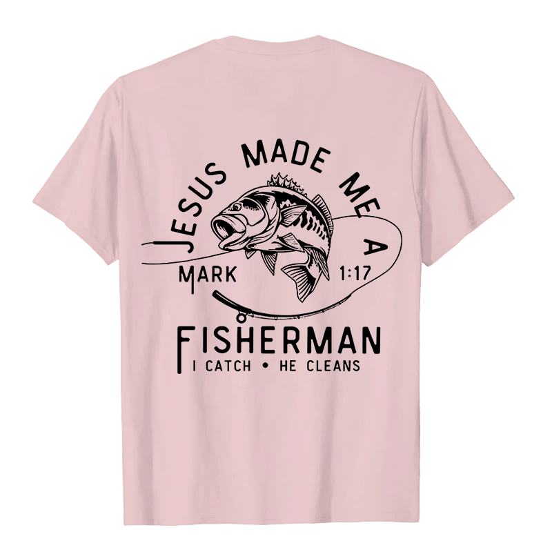 Christianartworkshop Jesus Made Me A Fisherman Markus 1:17 Unisex-T-Shirt - image 15