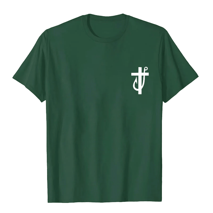 Christianartworkshop Jesus machte mich zum Fischer Markus 1:17 Unisex T-Shirt - image 23
