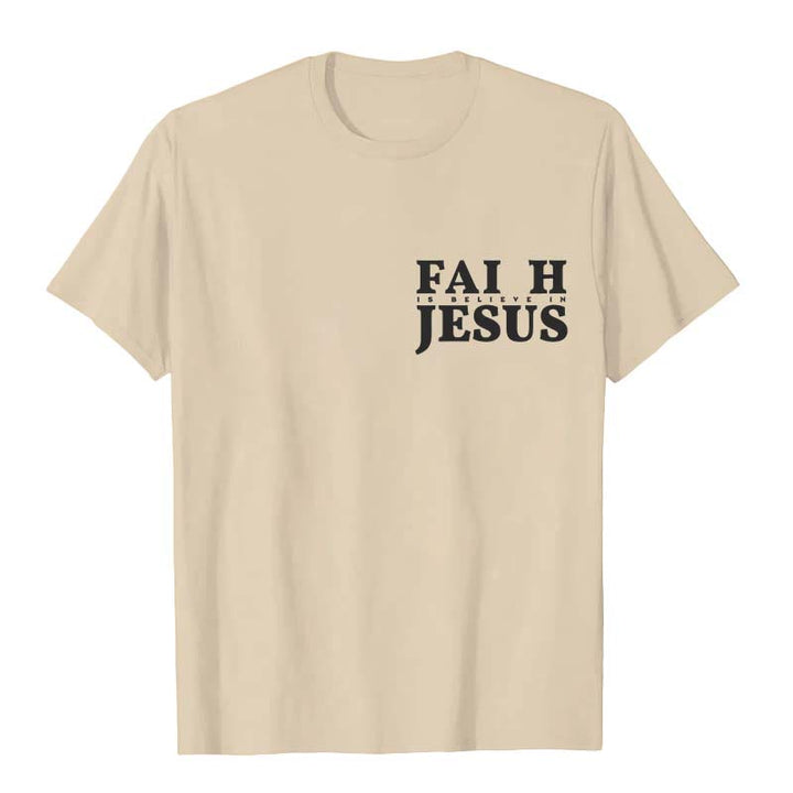 Christianartworkshop Glaube heißt Glaube an Jesus mit Matthäus 6,6 Unisex-T-Shirt - image 16