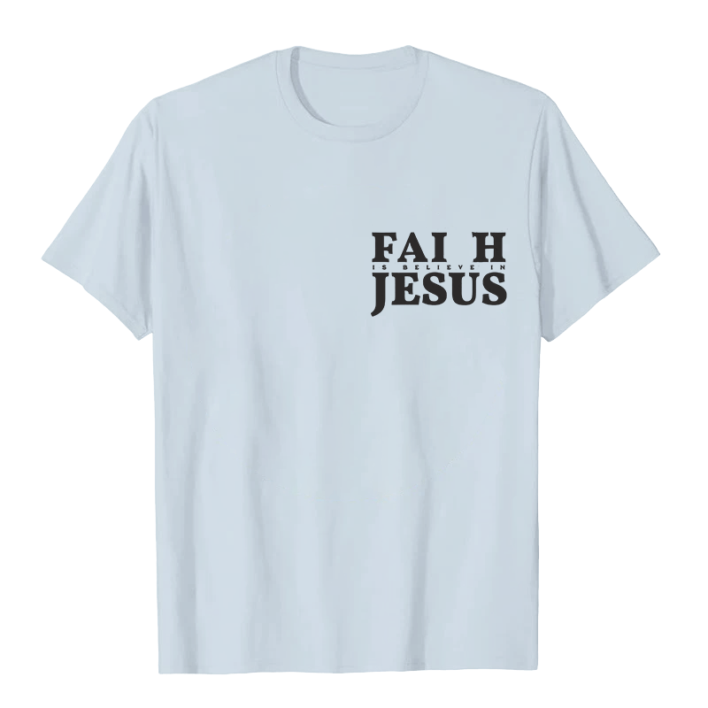 Christianartworkshop Glaube heißt Glaube an Jesus mit Matthäus 6,6 Unisex-T-Shirt - image 22
