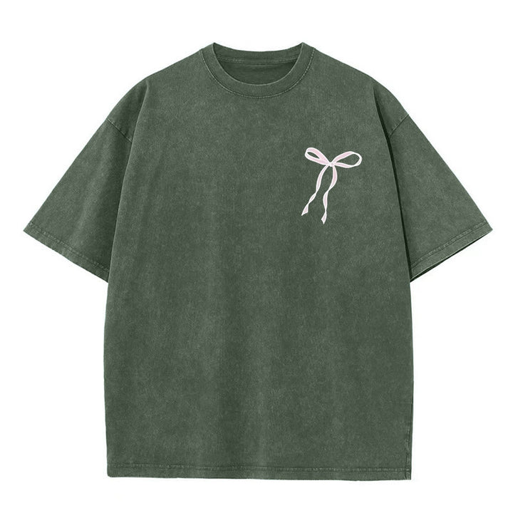 Christianartworkshop Glaube über Angst Unisex gewaschenes T-Shirt - image 10