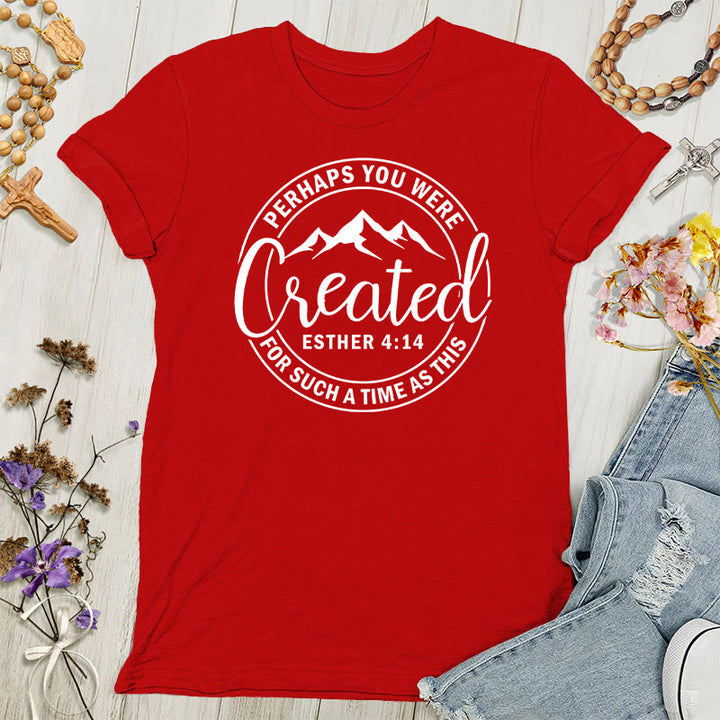 Christianartworkshop Vielleicht wurden Sie geschaffen Tee - Glaube Damen T-shirt