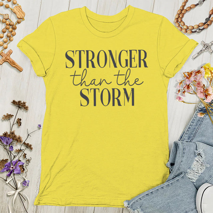 Christianartworkshop Storm Conqueror: Ermächtigende Botschaft Damen T-Shirt