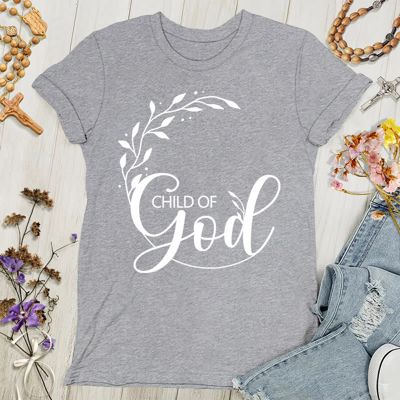 Christianartworkshop Kind Gottes T-Shirt für erwachsene Frauen - Sportgrau - 4XL - image 6