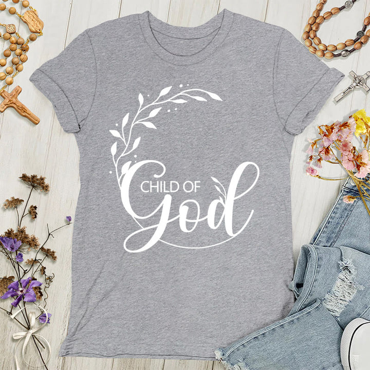 Christianartworkshop Kind Gottes T-Shirt für erwachsene Frauen - Sportgrau - 4XL - image 6