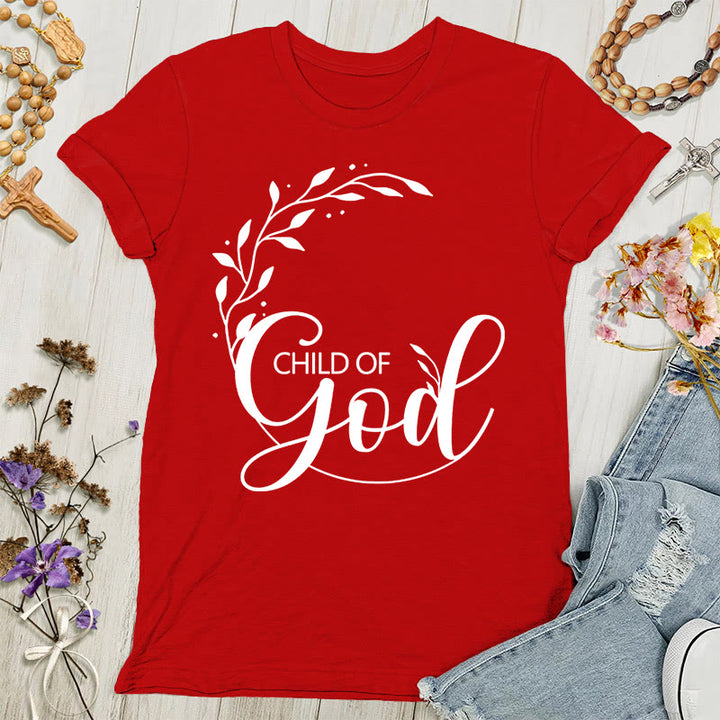 Christianartworkshop Kind Gottes T-Shirt für erwachsene Frauen - Rot - 4XL - image 1
