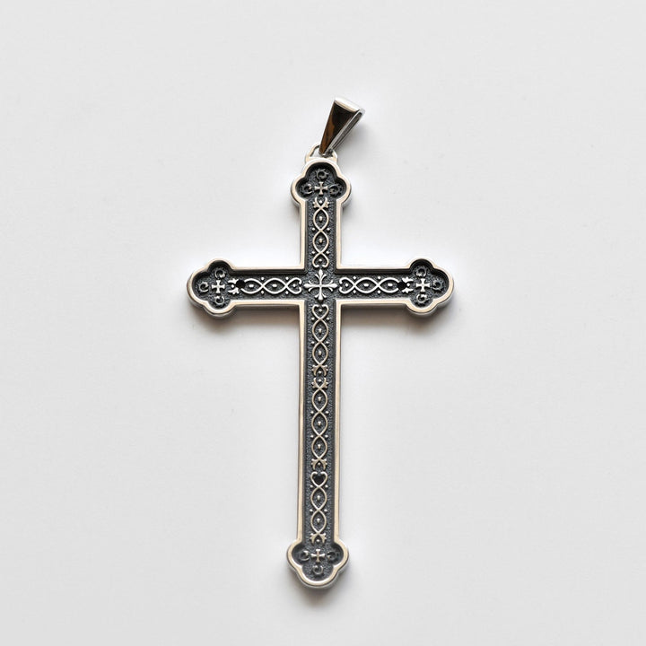 Christianartworkshop Retro-Halskette mit Amulett und INRI-Kreuz-Anhänger aus Sterlingsilber: Ein Emblem der Gnade - image 3