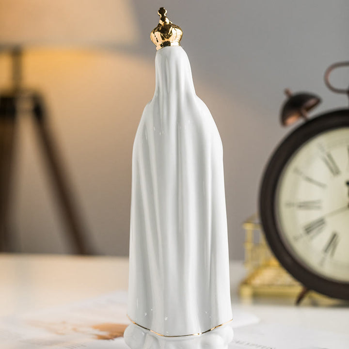 Christianartworkshop Klassische Statue Unserer Lieben Frau von Fatima, heiliges Heim-Ornament für Gebetsecken