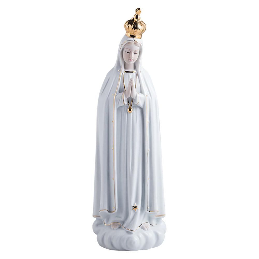 Christianartworkshop Klassische Statue Unserer Lieben Frau von Fatima, heiliges Heim-Ornament für Gebetsecken