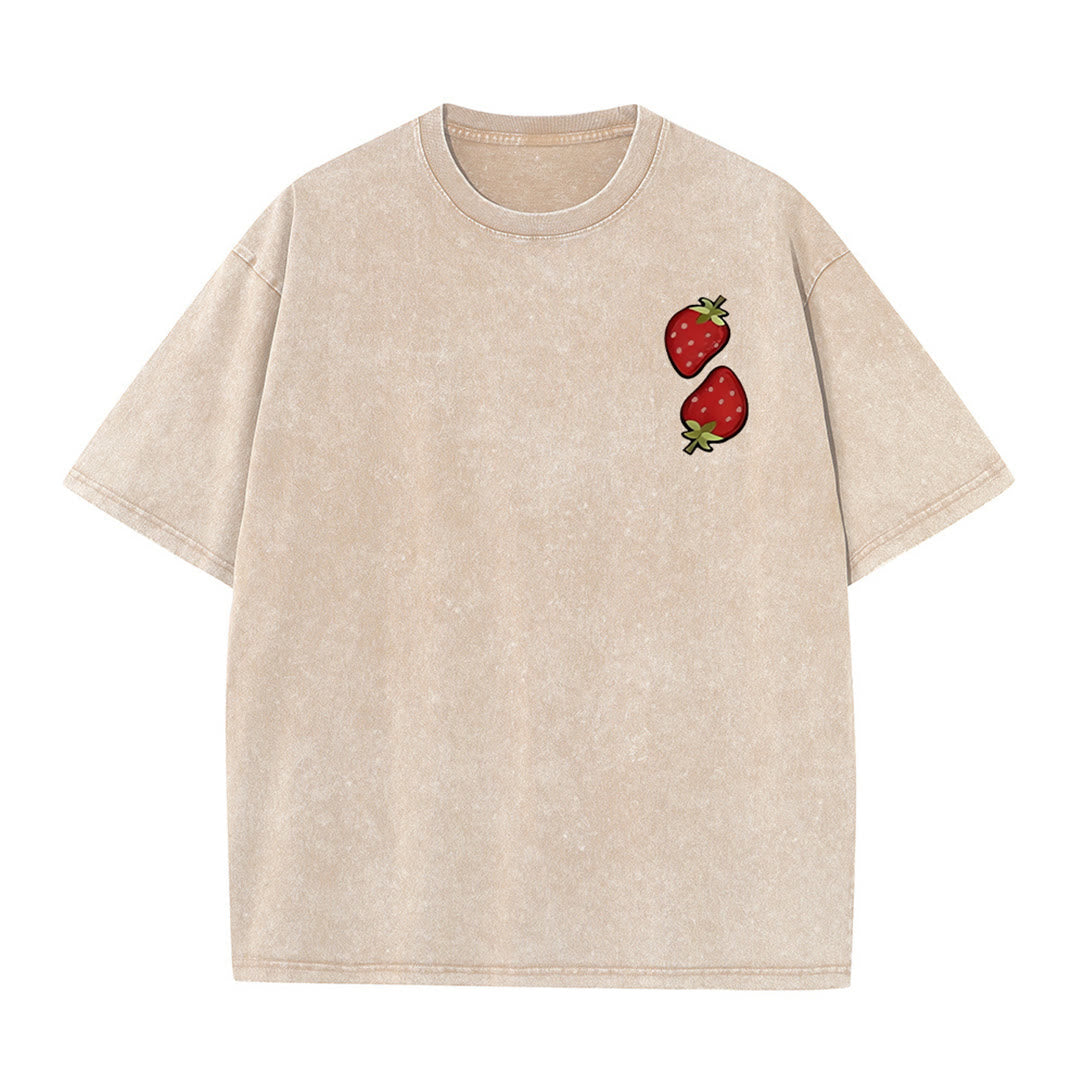 Christianartworkshop Fruit Of The Spirit Doppelseitiges, gewaschenes Unisex-T-Shirt