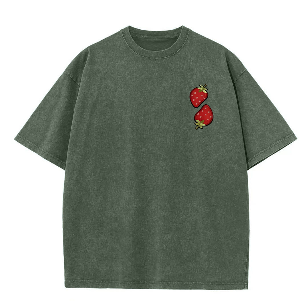 Christianartworkshop Fruit Of The Spirit Doppelseitiges, gewaschenes Unisex-T-Shirt