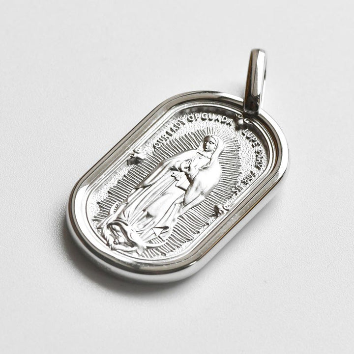 Christianartworkshop Halskette mit Anhänger „Unsere Liebe Frau von Guadalupe“ aus 925er Sterlingsilber, elegant - S925 - image 1