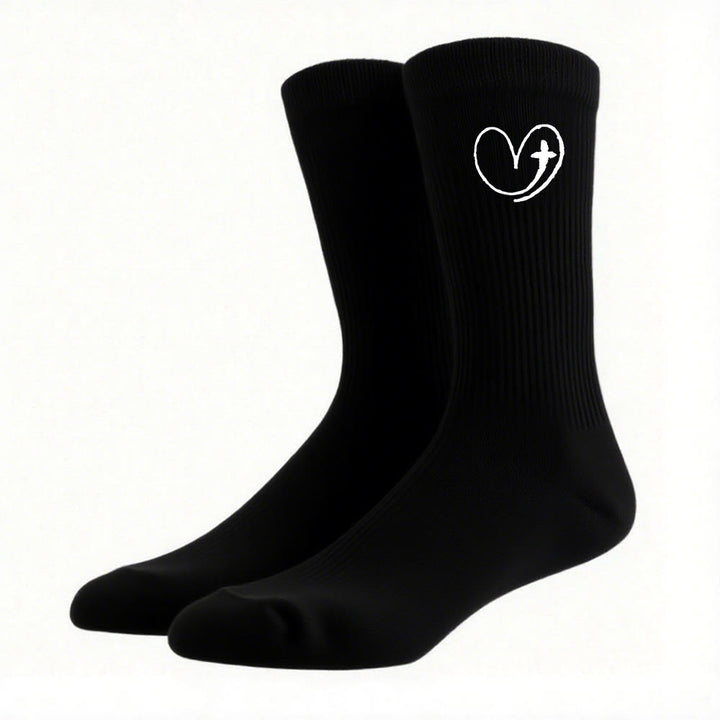 Christianartworkshop Glaubensinspirierte Herz- und Kreuzsocken: Eine sanfte Erinnerung an Gottes Liebe - image 10