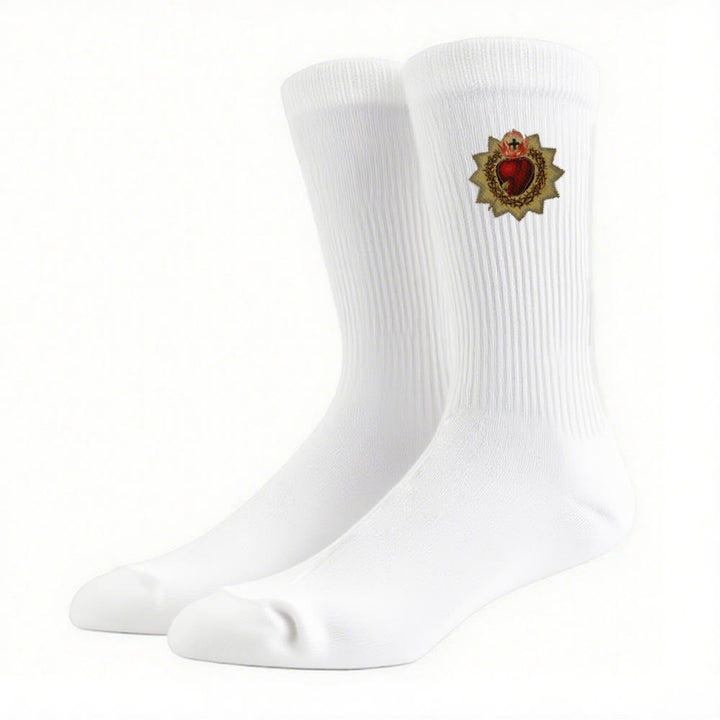 Christianartworkshop Socken „Göttliche Liebe, Heiliges Herz Jesu“: „Walk in Devotion“ - image 10