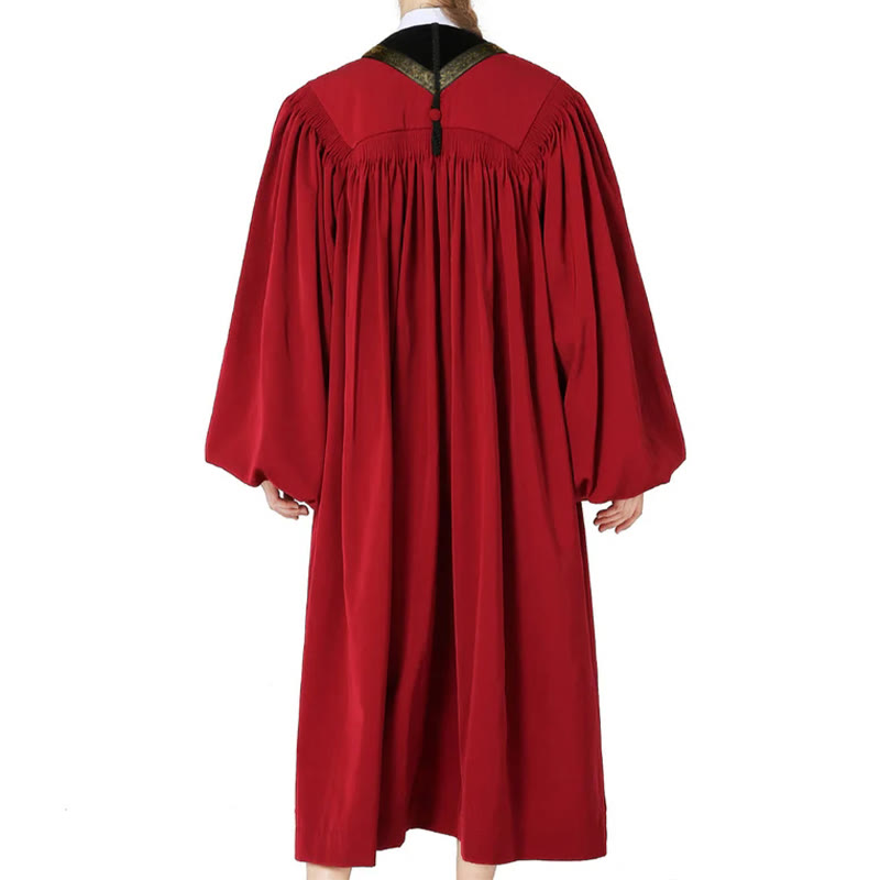 Christianartworkshop Traditionelle mehrfarbige Kirchenrobe für Geistliche mit goldenem Kreuz und dekorativem - image 9