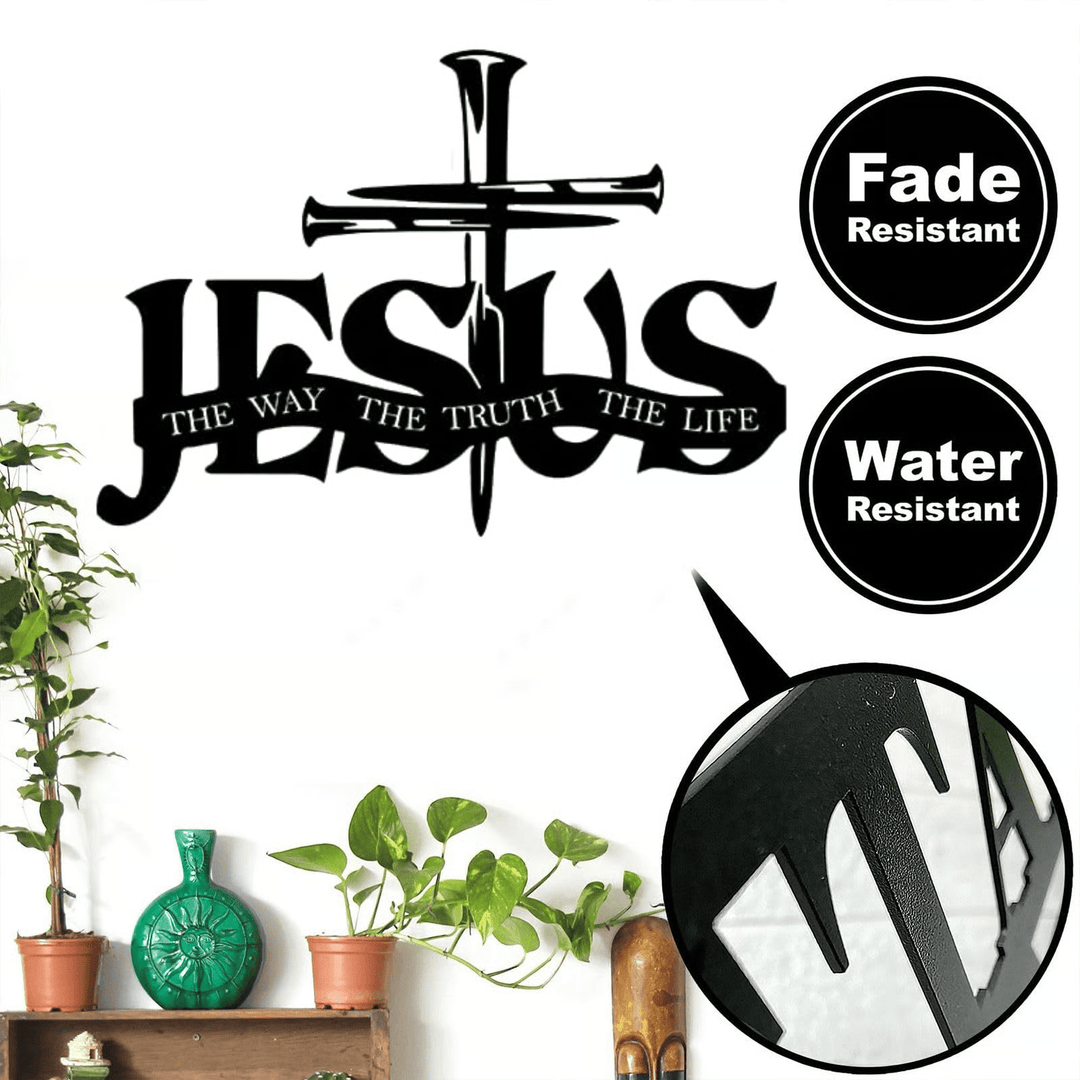 Christianartworkshop Wanddekoration aus Metall: Jesus und Kreuz – Wohnaccessoires - image 12