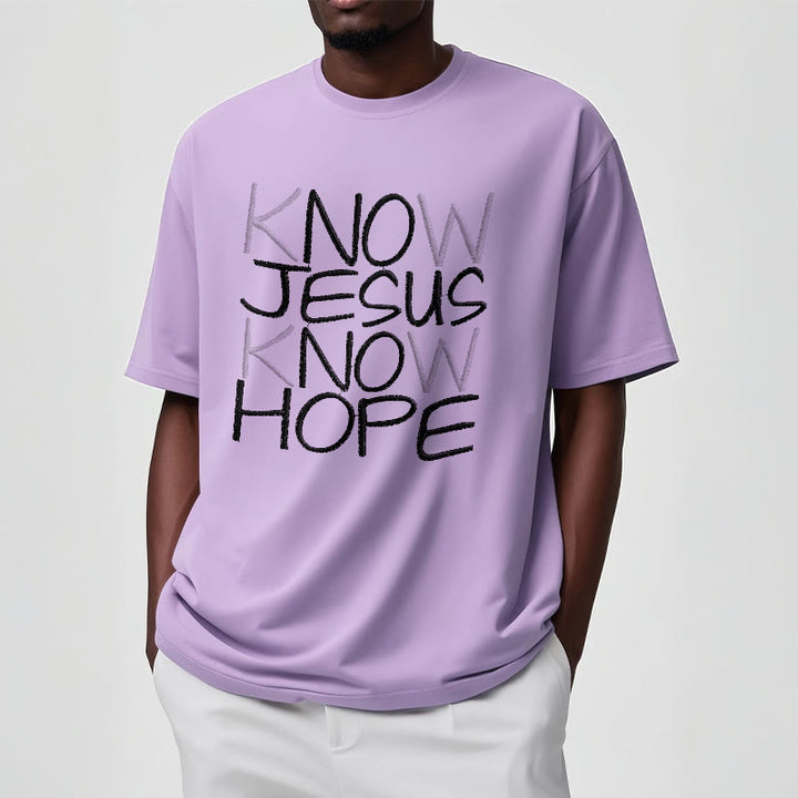 Christianartworkshop Unisex-T-Shirt „Kenne Jesus, kenne die Hoffnung“ - image 13