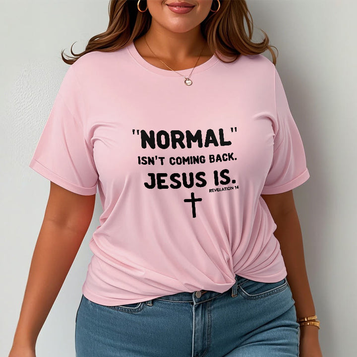 Christianartworkshop Normal kommt nicht zurück Jesus ist mutig Glaubensbekenntnis Unisex T-Shirt - image 18