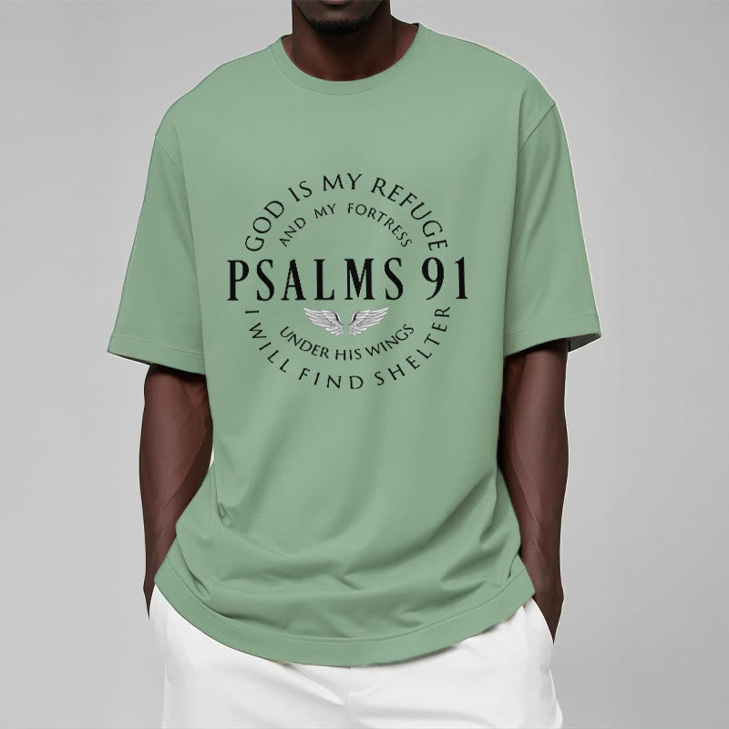 Christianartworkshop Psalm 91 Gott ist meine Zuflucht Unisex T-Shirt - image 16