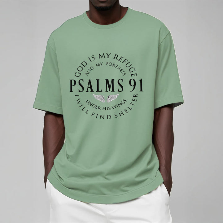 Christianartworkshop Psalm 91 Gott ist meine Zuflucht Unisex T-Shirt - image 16