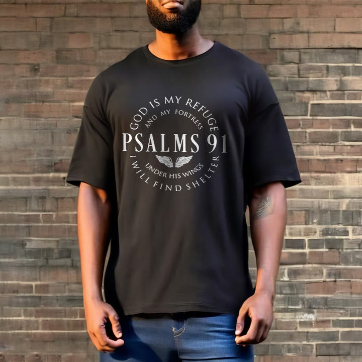 Christianartworkshop Psalm 91 Gott ist meine Zuflucht Unisex T-Shirt - image 6
