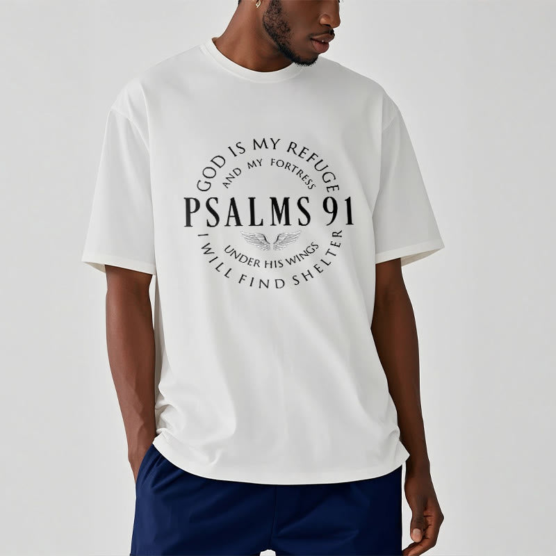Christianartworkshop Psalm 91 Gott ist meine Zuflucht Unisex T-Shirt - image 9