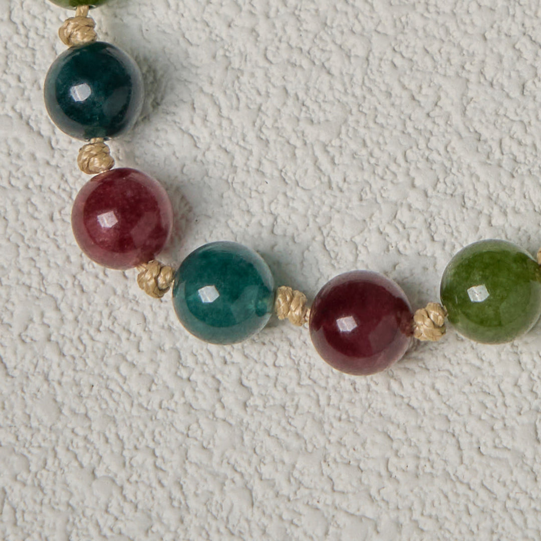Christianartworkshop Armbänder aus natürlichem Turmalin-Achat, 10 mm, mit Wundertätiger Medaille und Kruzifix - image 6