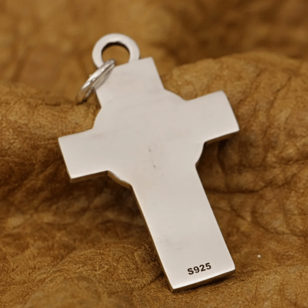 Christianartworkshop Halskette mit Taube des Heiligen Geistes, Himmelfahrt Jesu Christi, Sterlingsilber - image 10