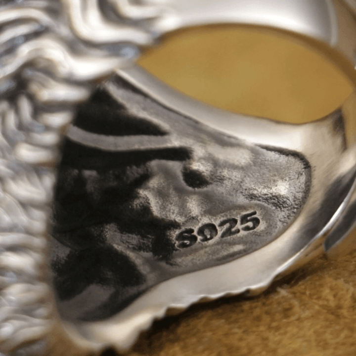 Christianartworkshop Skulptierter Ring mit dem Porträt des heiligen Jesus Christus, gefertigt aus 925er Silber - image 7