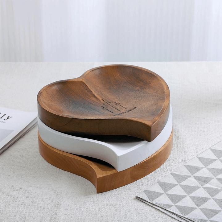 Christianartworkshop Gebetsschale aus Holz in Herzform, 3 Farben, mit Glaubensnotizkarten - image 3