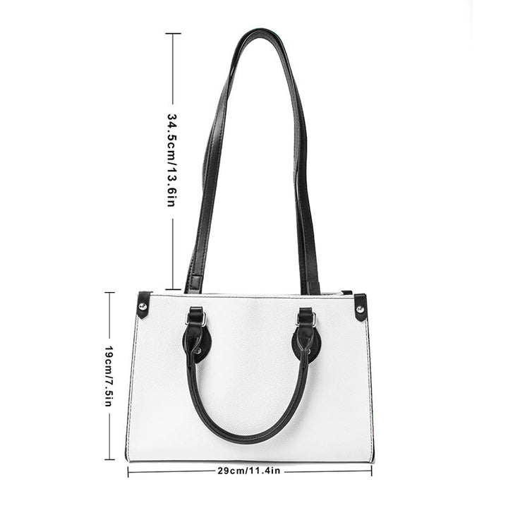 Christianartworkshop Elegante Handtasche mit Blumenmuster und Bibelvers-Zitat: „Gott ist mit ihr“ - image 7