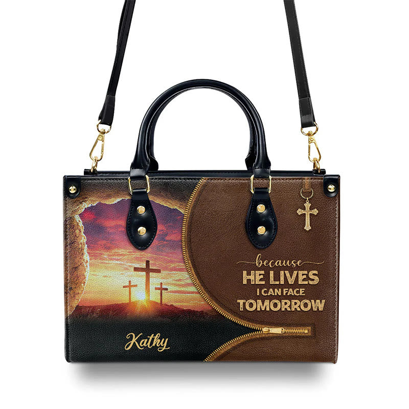 Christianartworkshop Elegante Handtasche mit Erinnerungsfunktion für den Alltag: Glaube für morgen - image 2