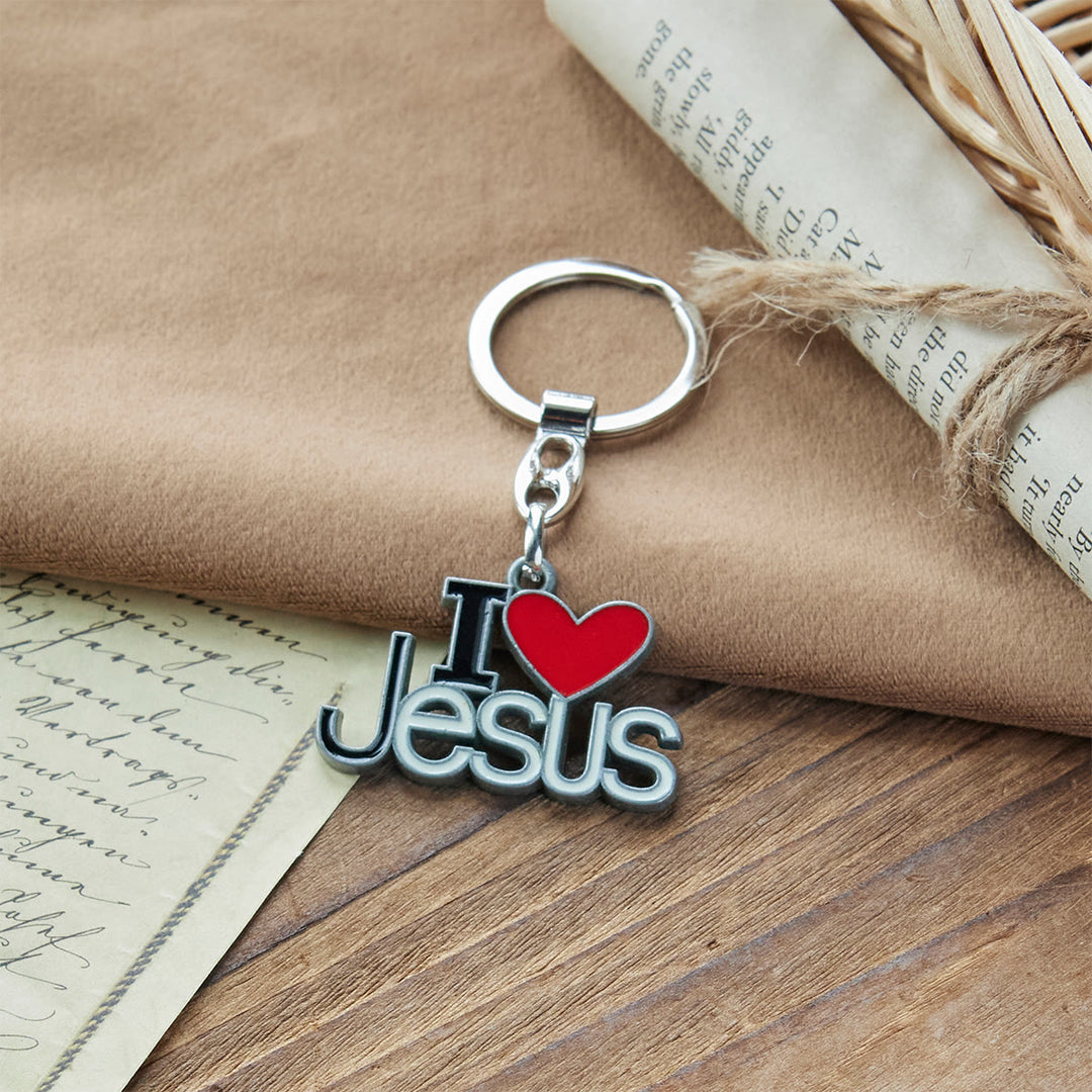 Christianartworkshop Believer's Choice Faithful Heart 4color I Love Jesus Schlüsselanhänger - image 5