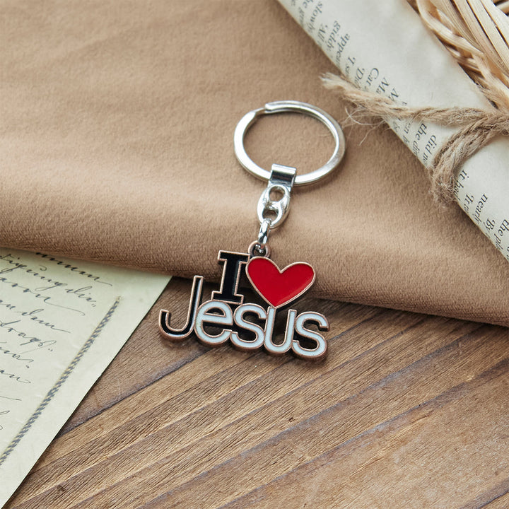 Christianartworkshop Believer's Choice Faithful Heart 4color I Love Jesus Schlüsselanhänger - image 7